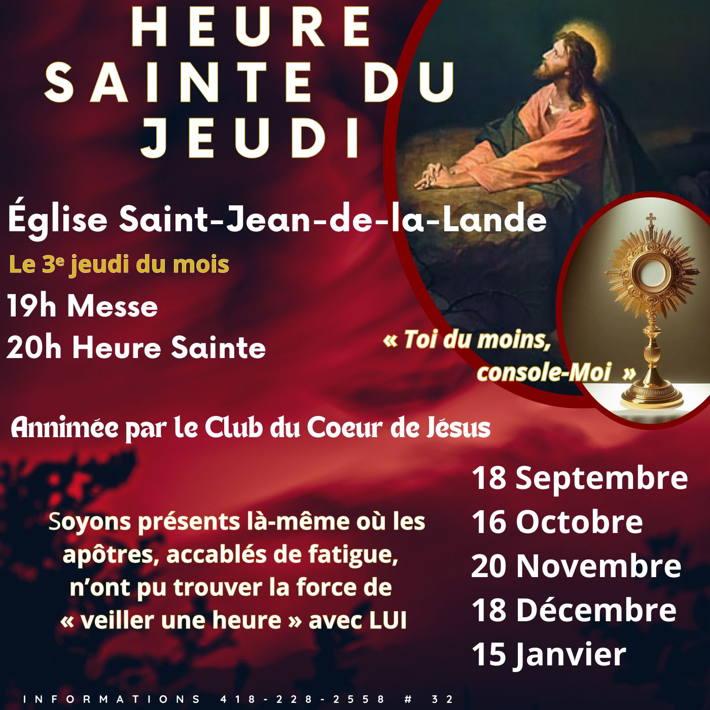 Heure Sainte du jeudi
